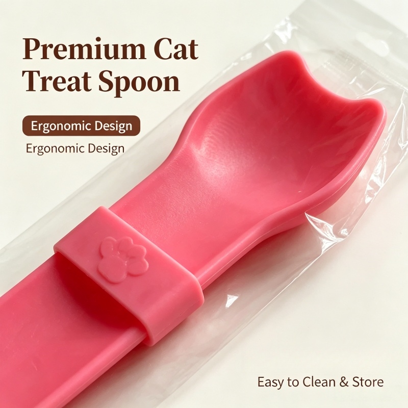 Self Feed Spoon - Cat Strip Squeeze Spoon Cat Strip