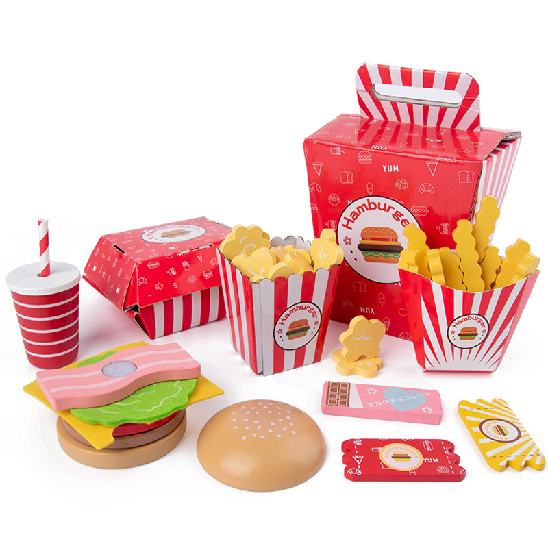 Dry Food Baby - Baby toy Kitchen toys Burger Set