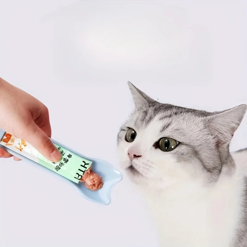 Cat Strip Squeeze Spoon Cat St - Self Feed Spoon recension och pris