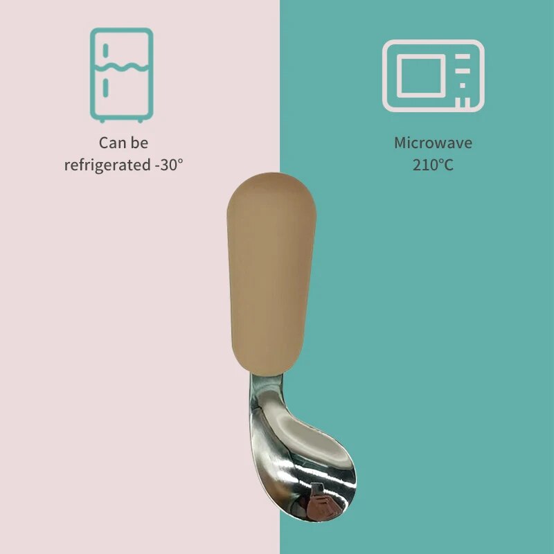 Baby Spoon Fork Set 316 Stainl - Baby Food Utensils Set recension och pris