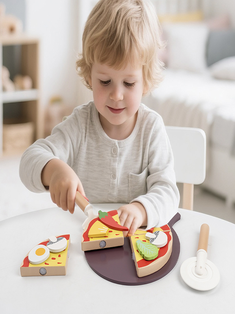 Kitchen Pretend Play Toys Wood - Baby Food Under 1 Year recension och pris