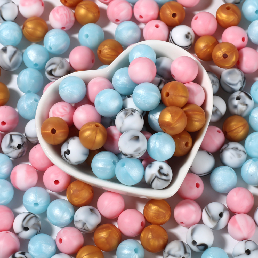 50Pc 12mm 19Color Silicone Rou - Baby Food Name recension och pris