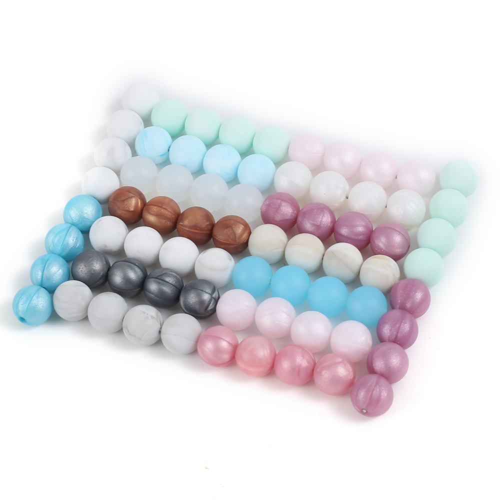 50Pc 12mm 19Color Silicone Rou - Baby Food Name recension och pris