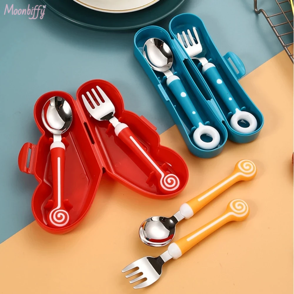 Children Utensil Cute Circle C - Baby Food Utensils Set recension och pris
