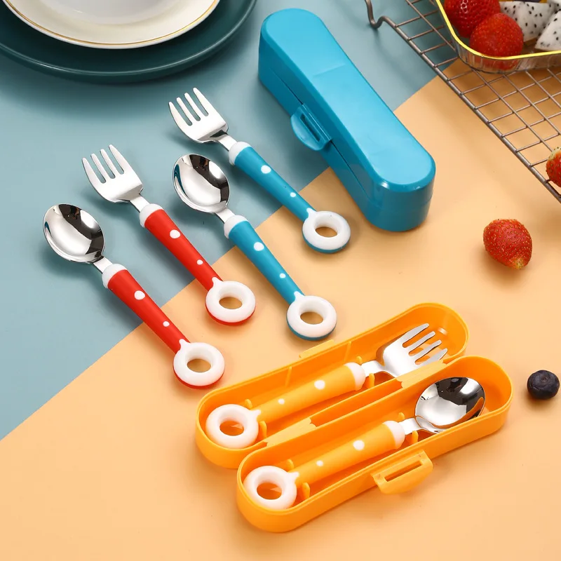Children Utensil Cute Circle C - Baby Food Utensils Set recension och pris