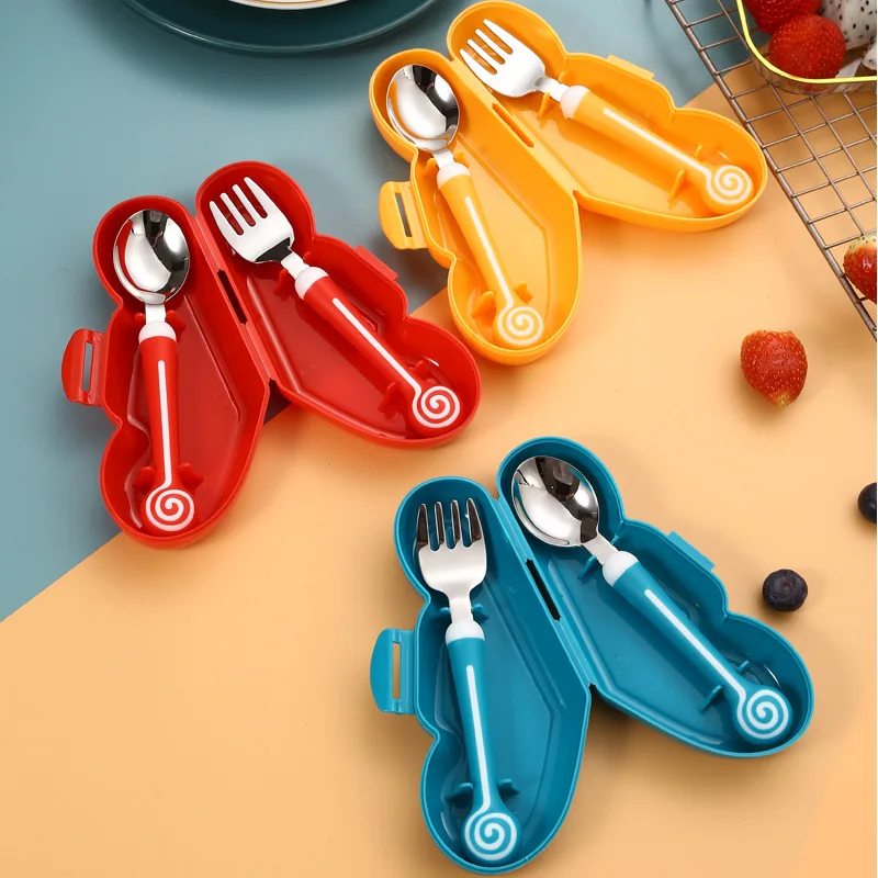 Children Utensil Cute Circle C - Baby Food Utensils Set recension och pris