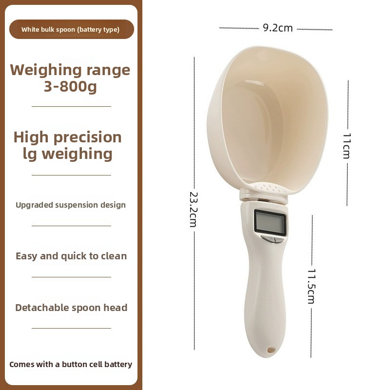 Pet Food Scale LCD Digital Ele - Self Feed Spoon recension och pris