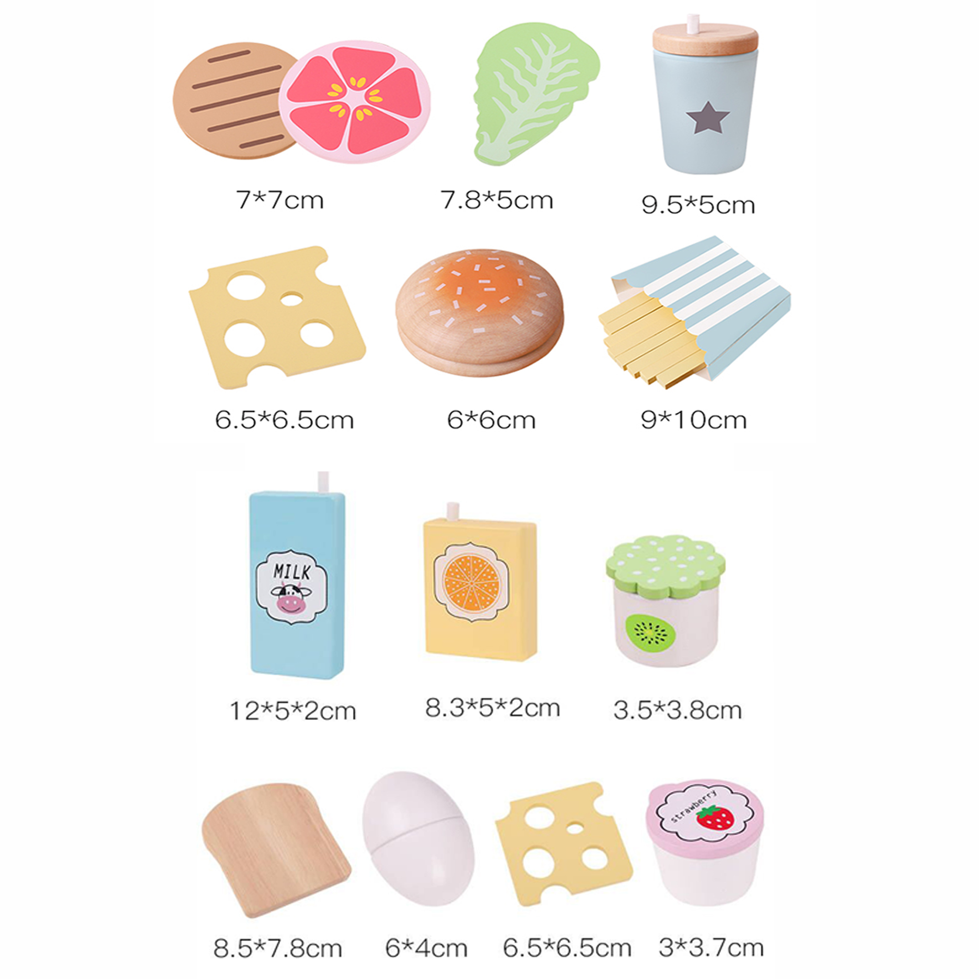 Wooden Kitchen toy role play f - Baby Food Under 1 Year recension och pris