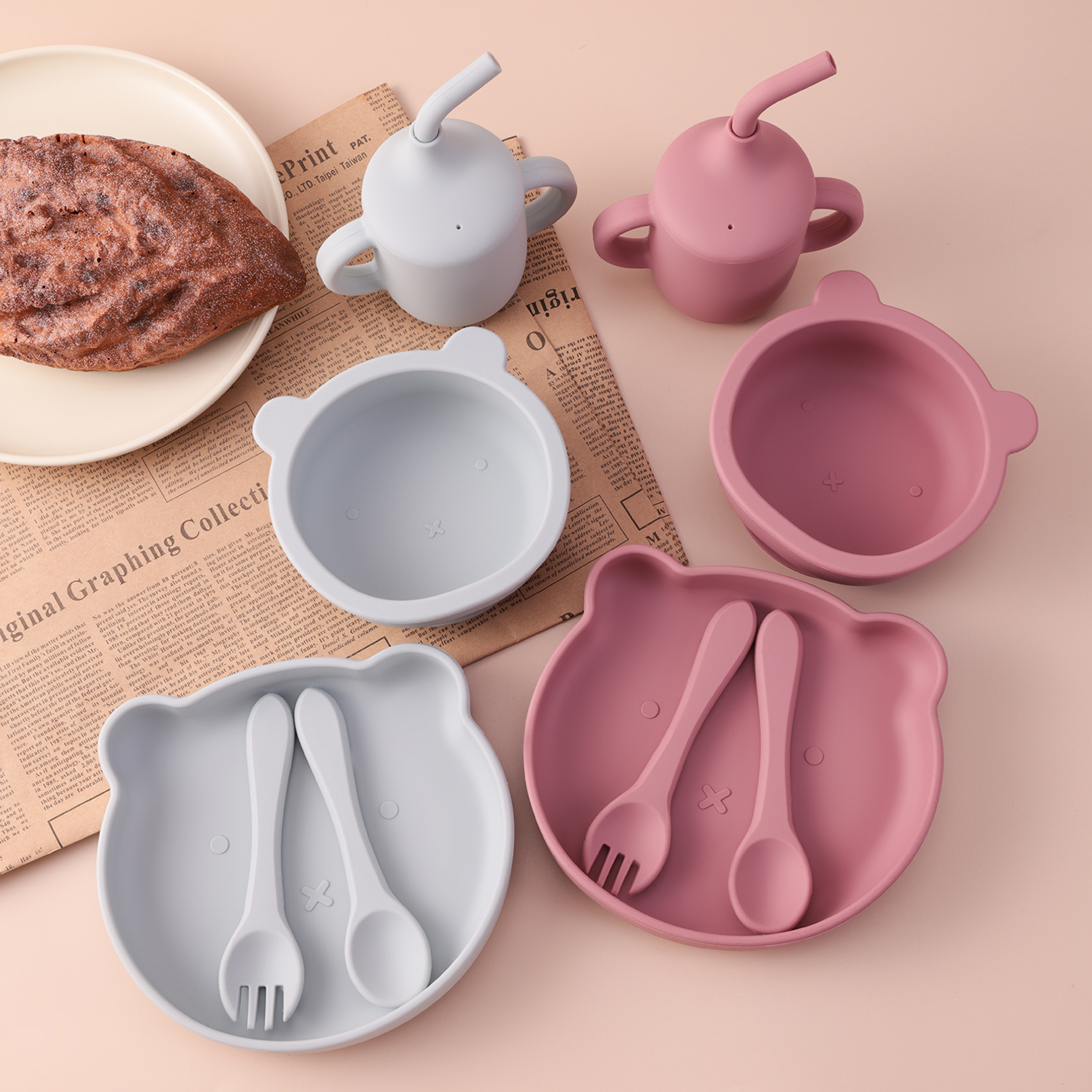 Color Kids 5PCS Silicone Feedi - Baby Food Menu recension och pris
