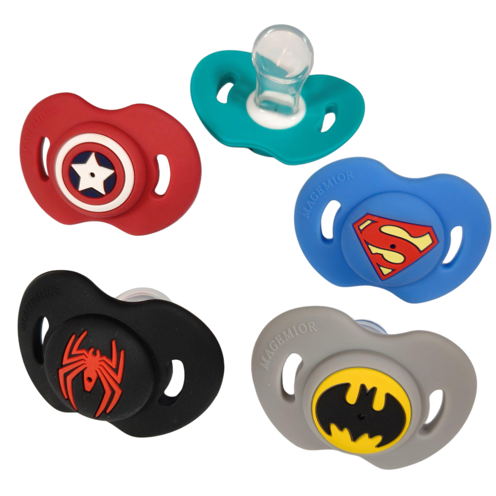 1PC food grade super hero Sili - Baby Food Grade recension och pris