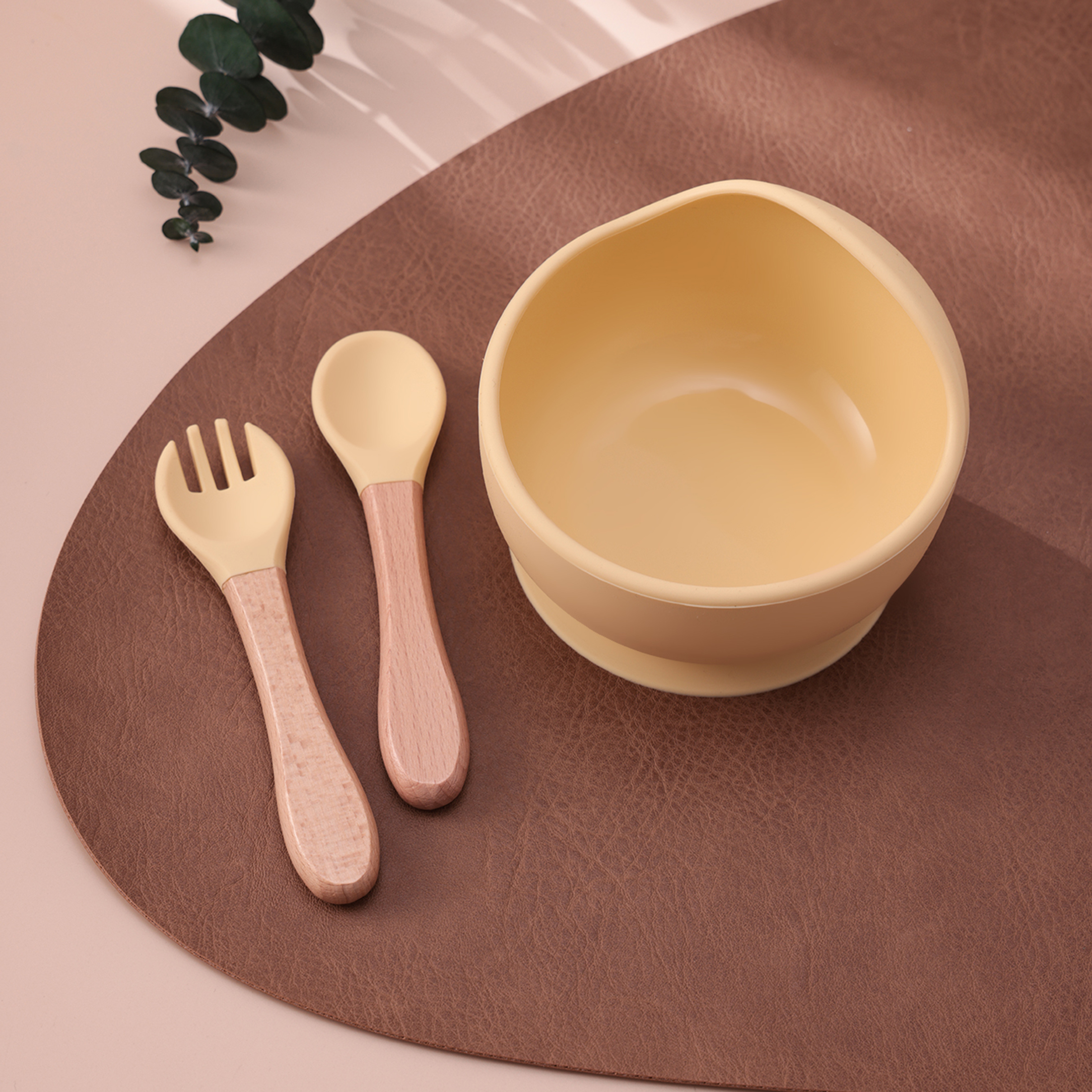 Color Kids 3PCS Silicone Baby  - Baby Food Utensils Set recension och pris