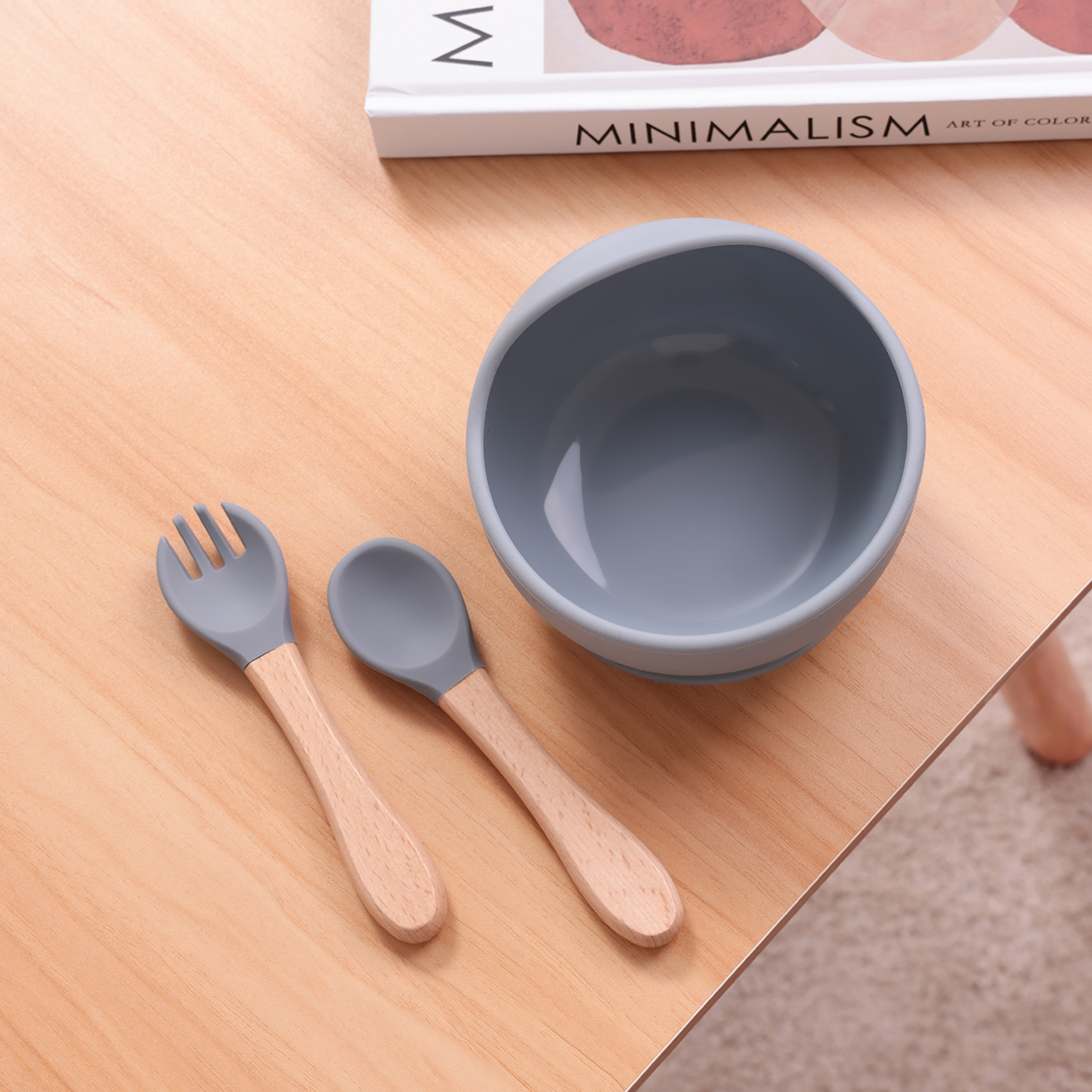 Color Kids 3PCS Silicone Baby  - Baby Food Utensils Set recension och pris