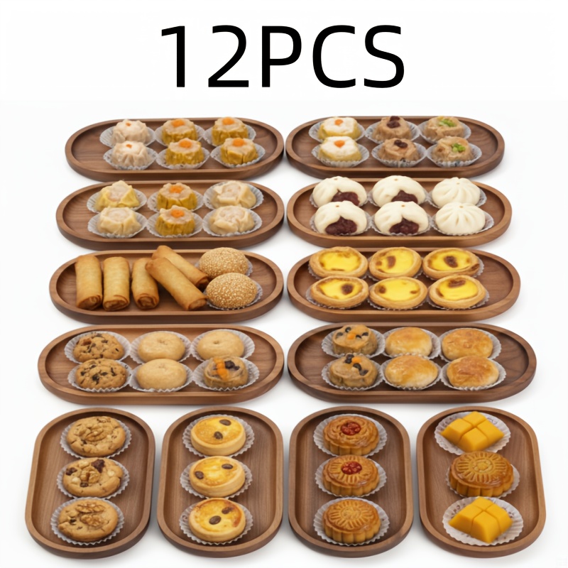 12-Piece Natural Wood Serving  - Baby Food Natural recension och pris