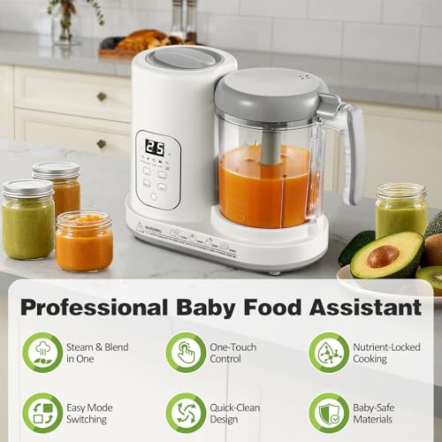 Baby Food Maker Pro Steamer Bl - Baby Food Healthy recension och pris
