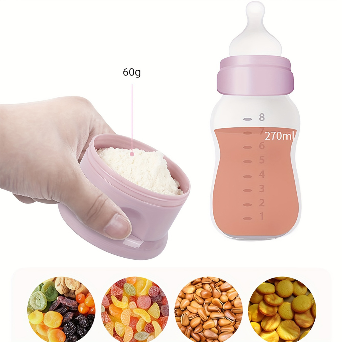 Large Capacity Baby Milk Powde - Baby Food Equipment recension och pris