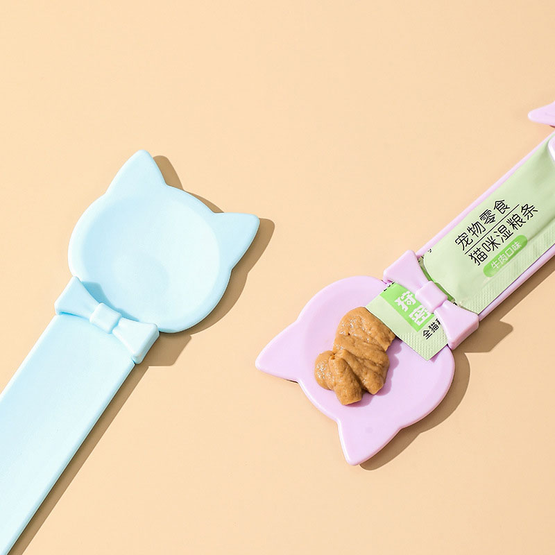 Cat Food Squeeze Spoon Pet Fee - Self Feed Spoon recension och pris