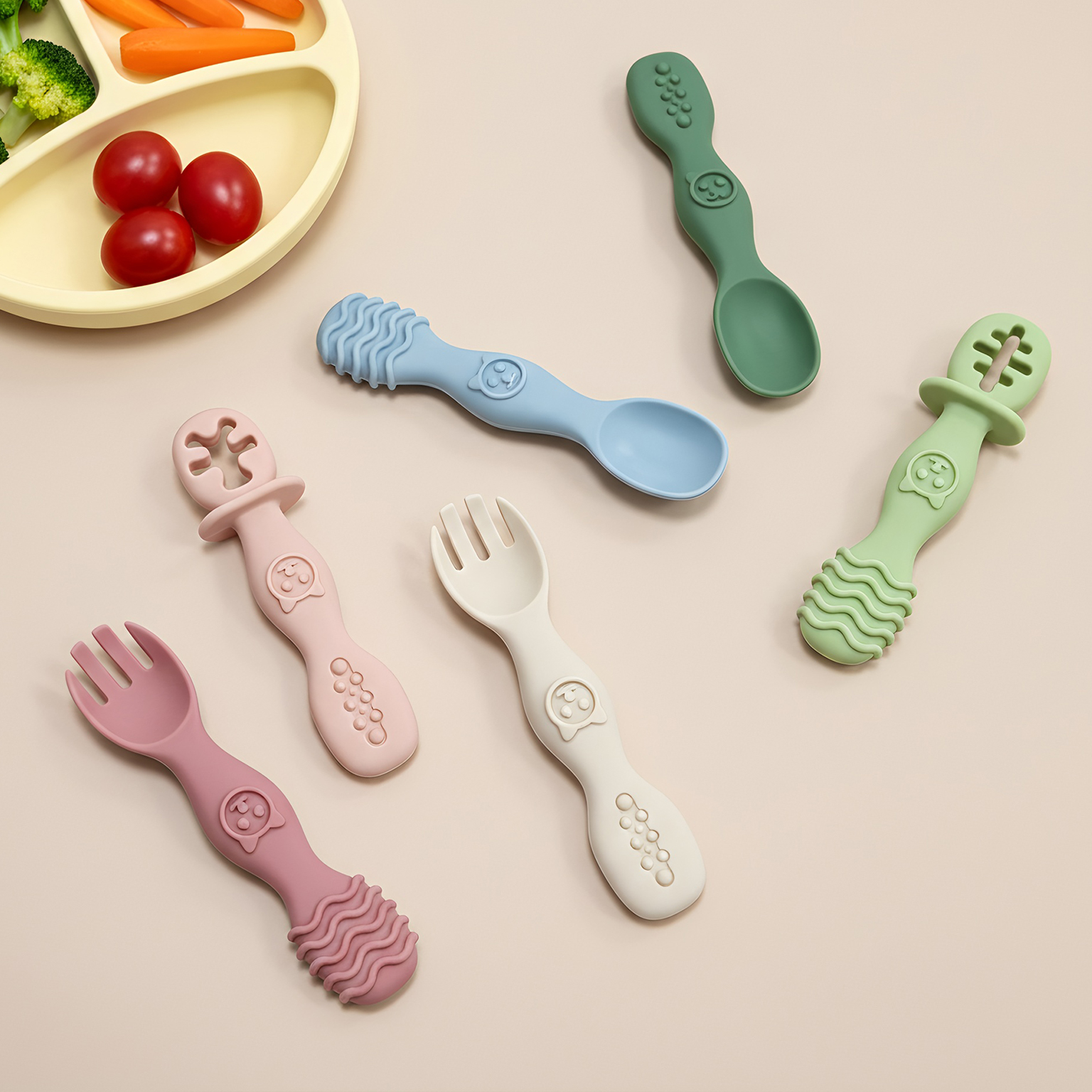 4pcs Baby Spoon & Fork Set, du - Self Feed Spoon recension och pris