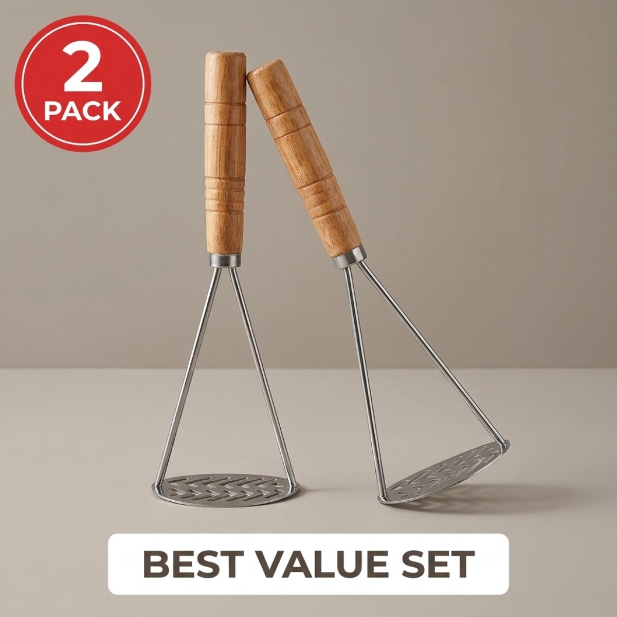 Stainless Steel Potato Masher  - Baby Food Healthy recension och pris