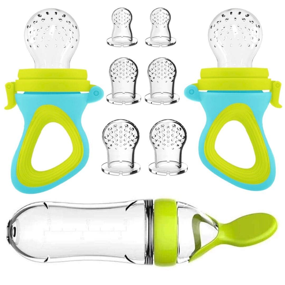 Squeezing Feeding Bottle Cup S - Self Feed Spoon recension och pris