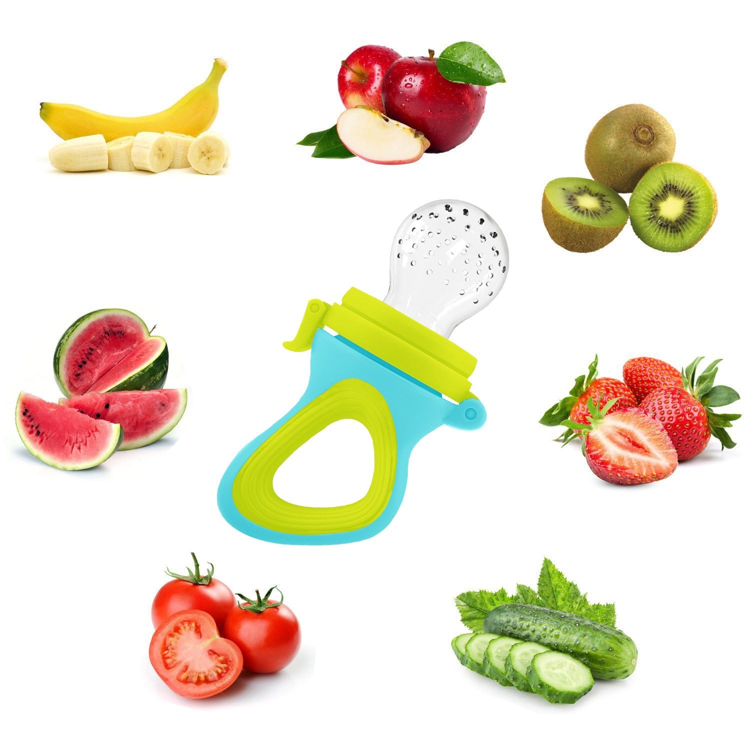 Squeezing Feeding Bottle Cup S - Self Feed Spoon recension och pris
