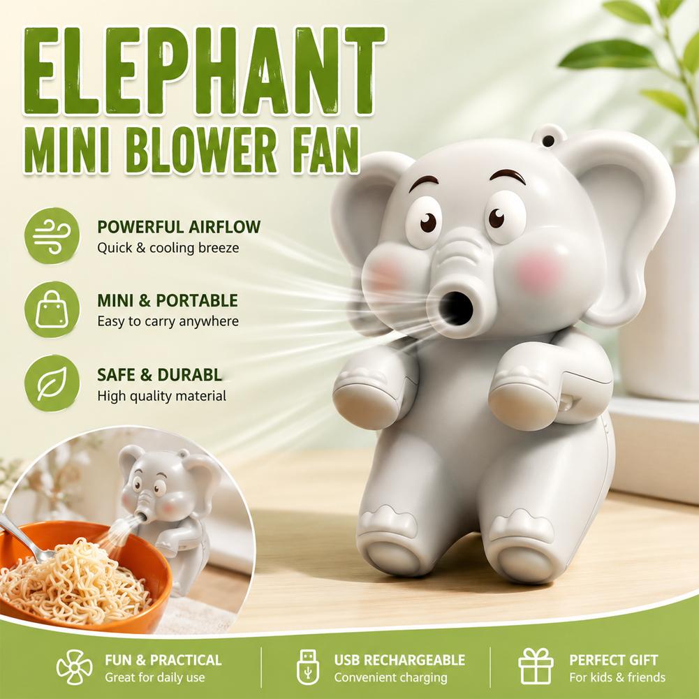 Mini Elephant Food Cooler Fan, - Baby Food Equipment recension och pris
