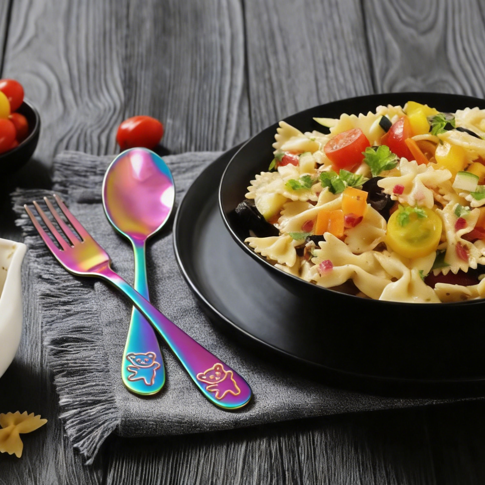 10Pcs Children's Forks and Spo - Self Feed Spoon recension och pris