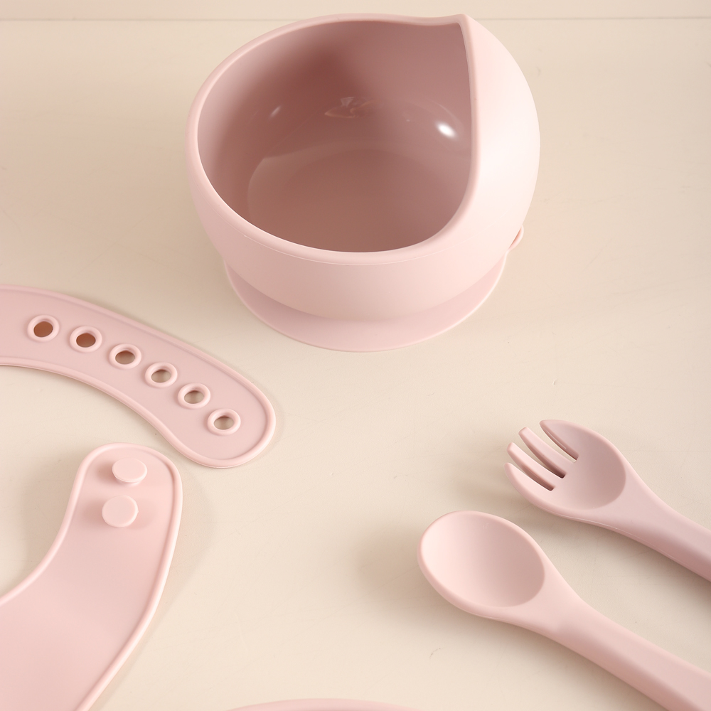 5pcs Bunny Baby Utensils Set,  - Baby Food Utensils Set recension och pris
