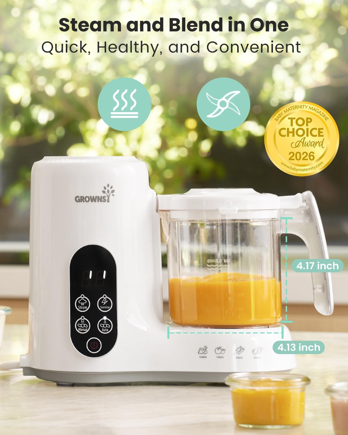Baby Food Maker Steamer Blende - Baby Food Healthy recension och pris