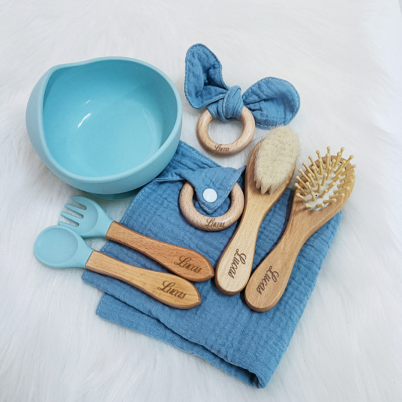 7PCS/Set Personalized Name Bab - Baby Food Name recension och pris