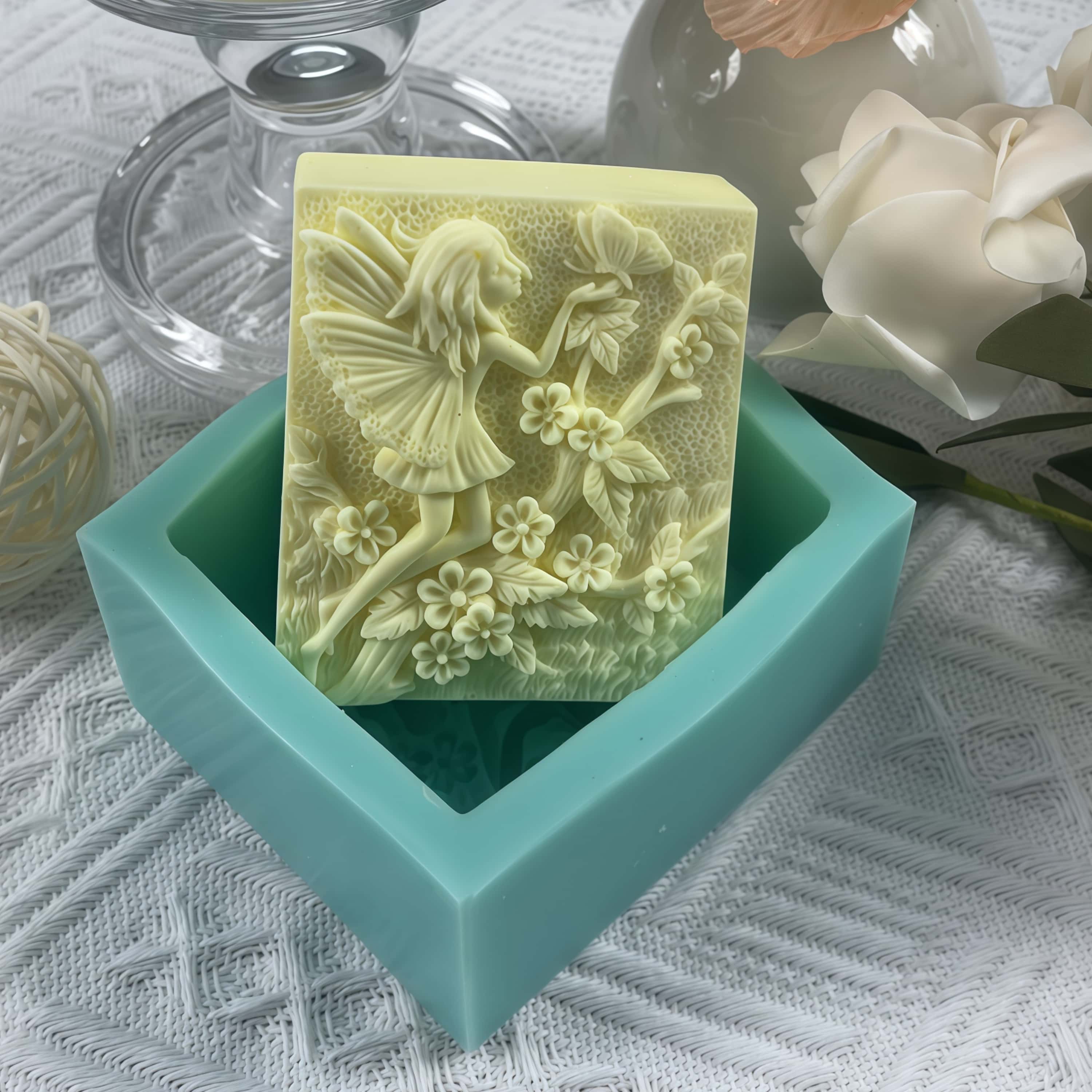 Silicone Soap Mold Flower Fair - Baby Food Natural recension och pris
