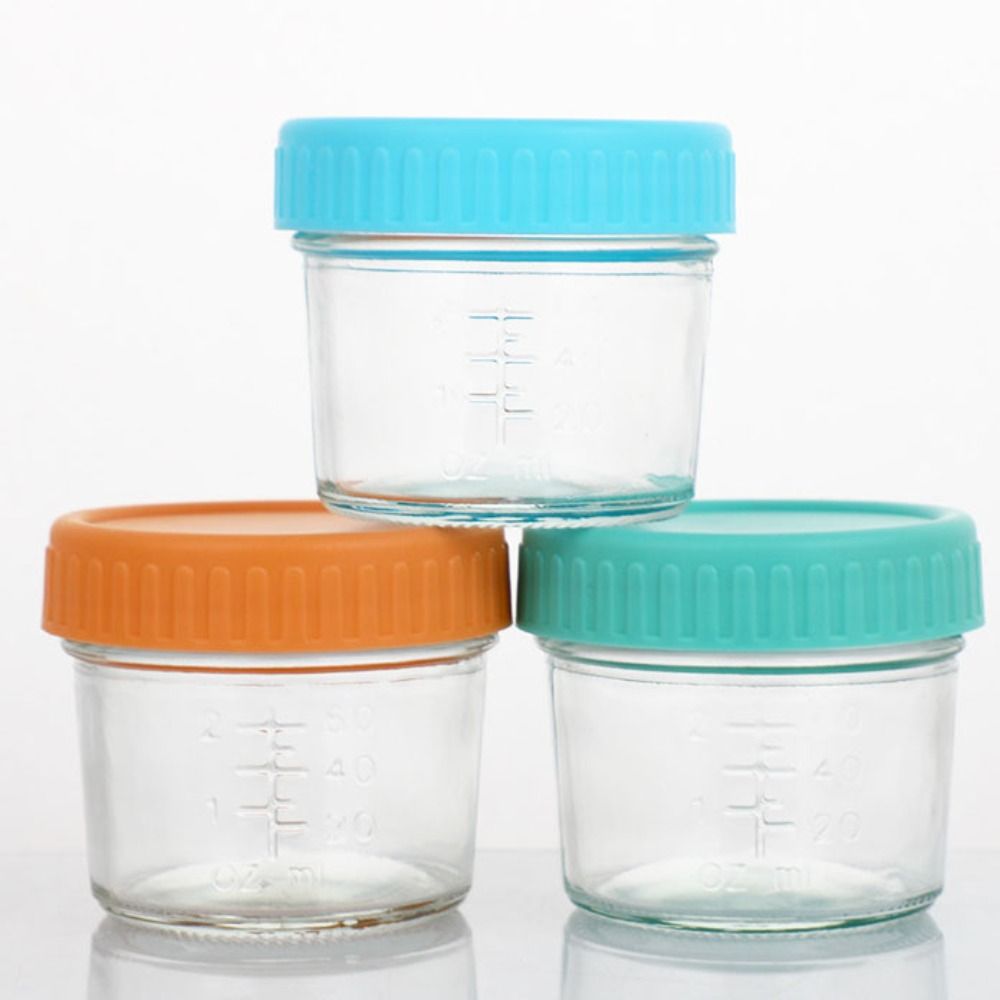 6pcs Multipurpose Glass Baby F - Baby Food Glass Jar recension och pris