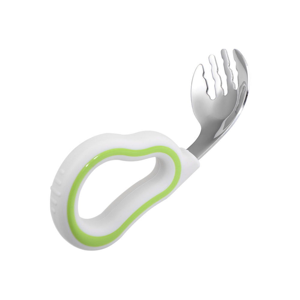Silicone Baby Fork and Spoon S - Self Feed Spoon recension och pris