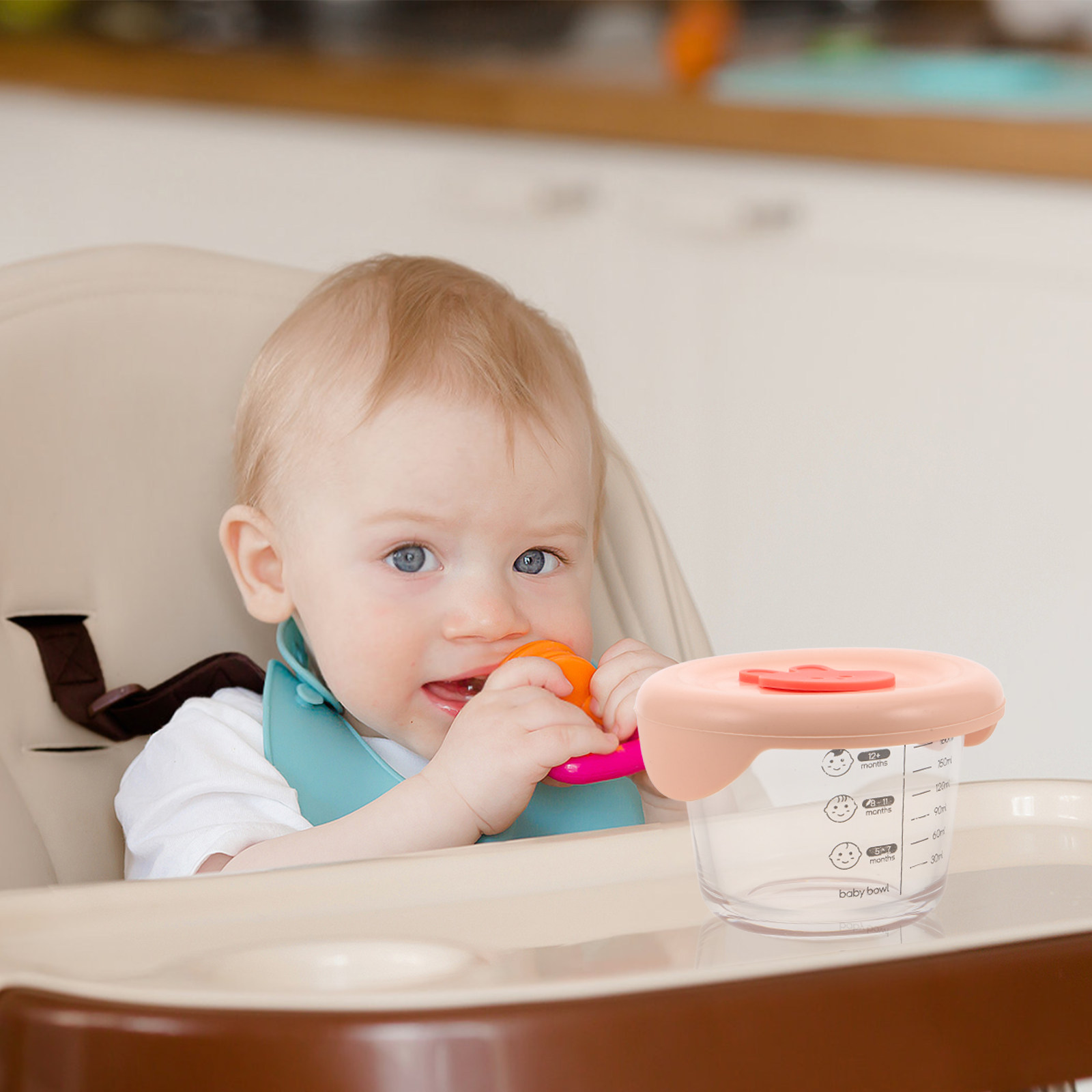 2Pcs Reusable Baby Food Storag - Baby Food Glass Jar recension och pris