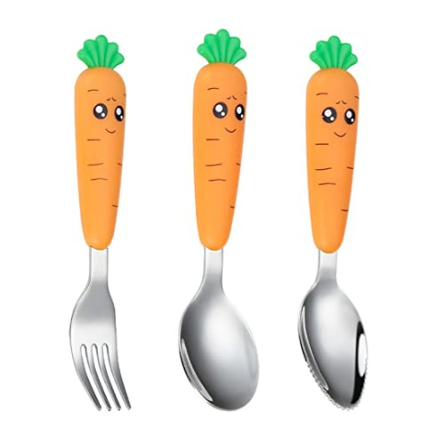 Travel Cutlery Set for Toddler - Self Feed Spoon recension och pris
