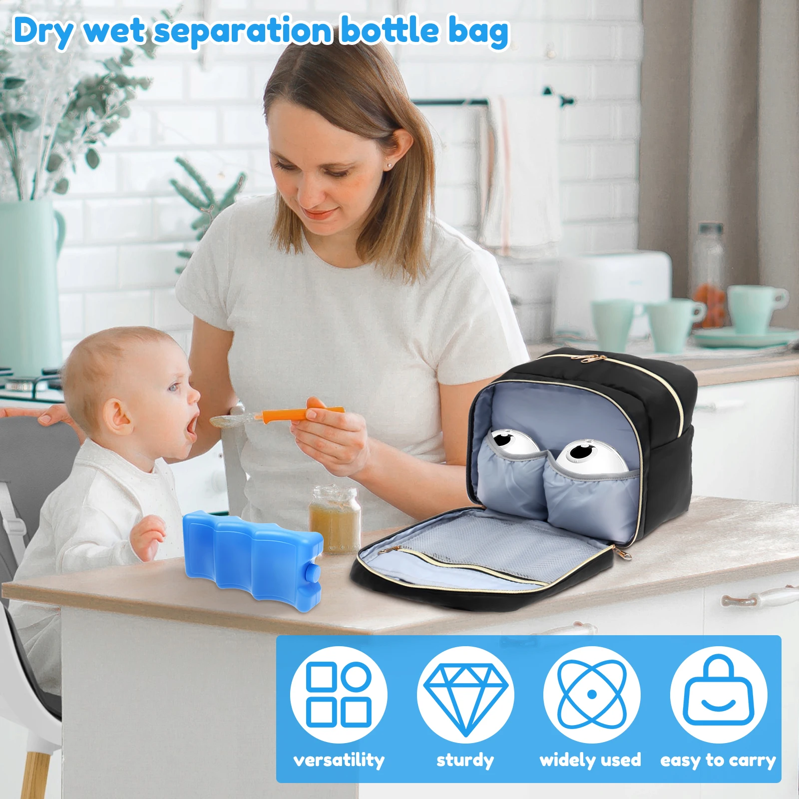Breast Pump Storage Bag with I - Baby Food Equipment recension och pris
