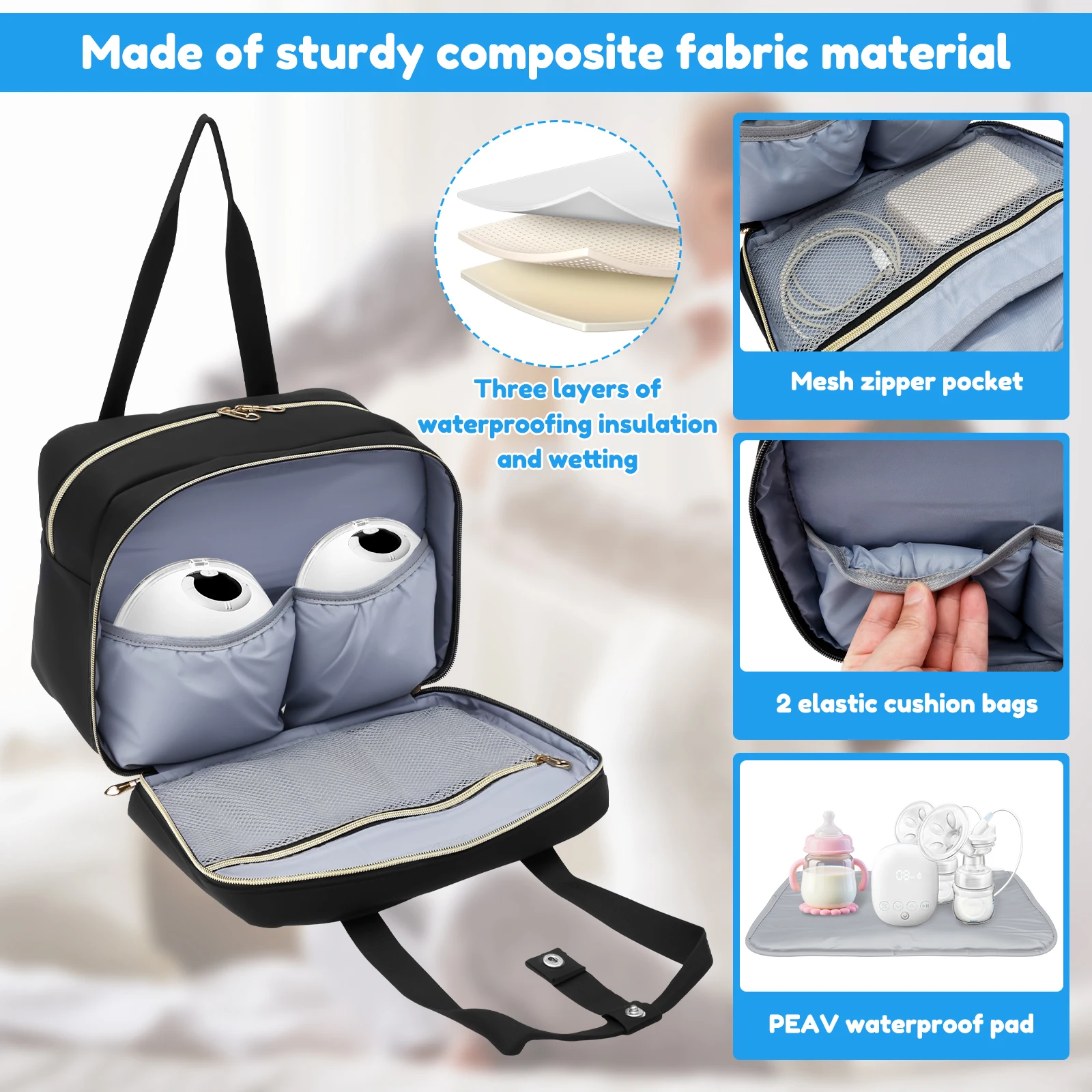 Breast Pump Storage Bag with I - Baby Food Equipment recension och pris