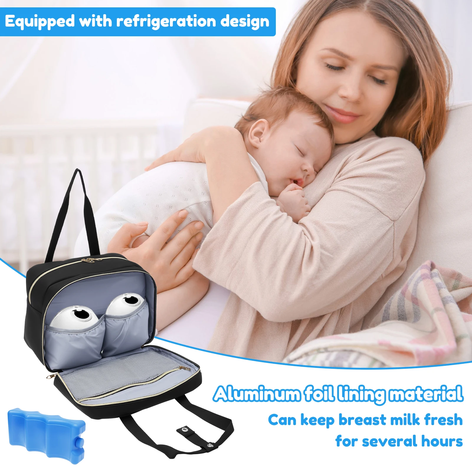 Breast Pump Storage Bag with I - Baby Food Equipment recension och pris