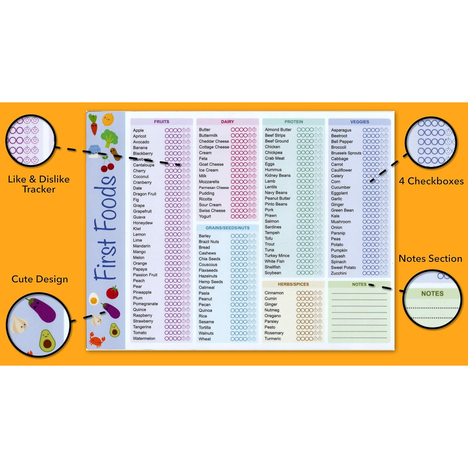 Baby First Foods Tracker, High - Dry Food Baby recension och pris