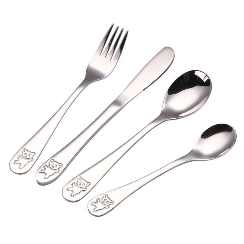 4 Pcs/set Baby Teaspoon Spoon  - Baby Food Utensils Set recension och pris