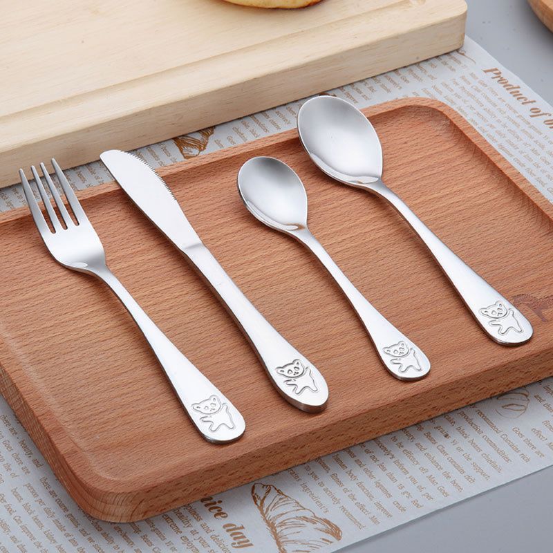 4 Pcs/set Baby Teaspoon Spoon  - Baby Food Utensils Set recension och pris