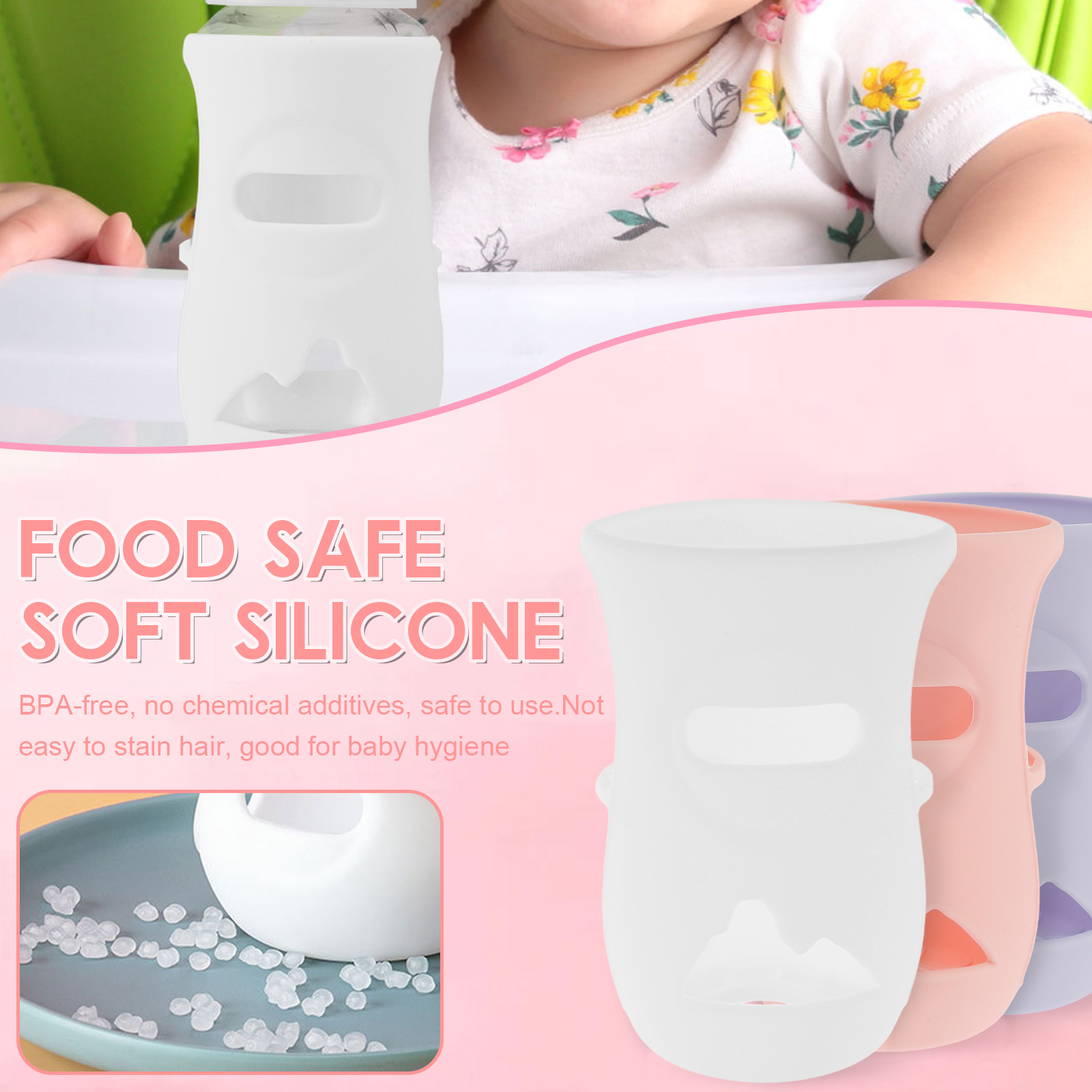 Silicone Sleeves Silicone Baby - Baby Food Natural recension och pris