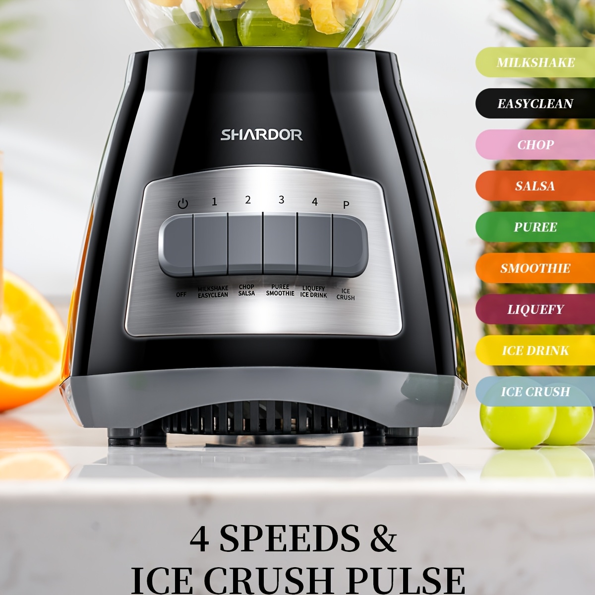 Smoothie Blender with 52 oz Gl - Baby Food Glass Jar recension och pris
