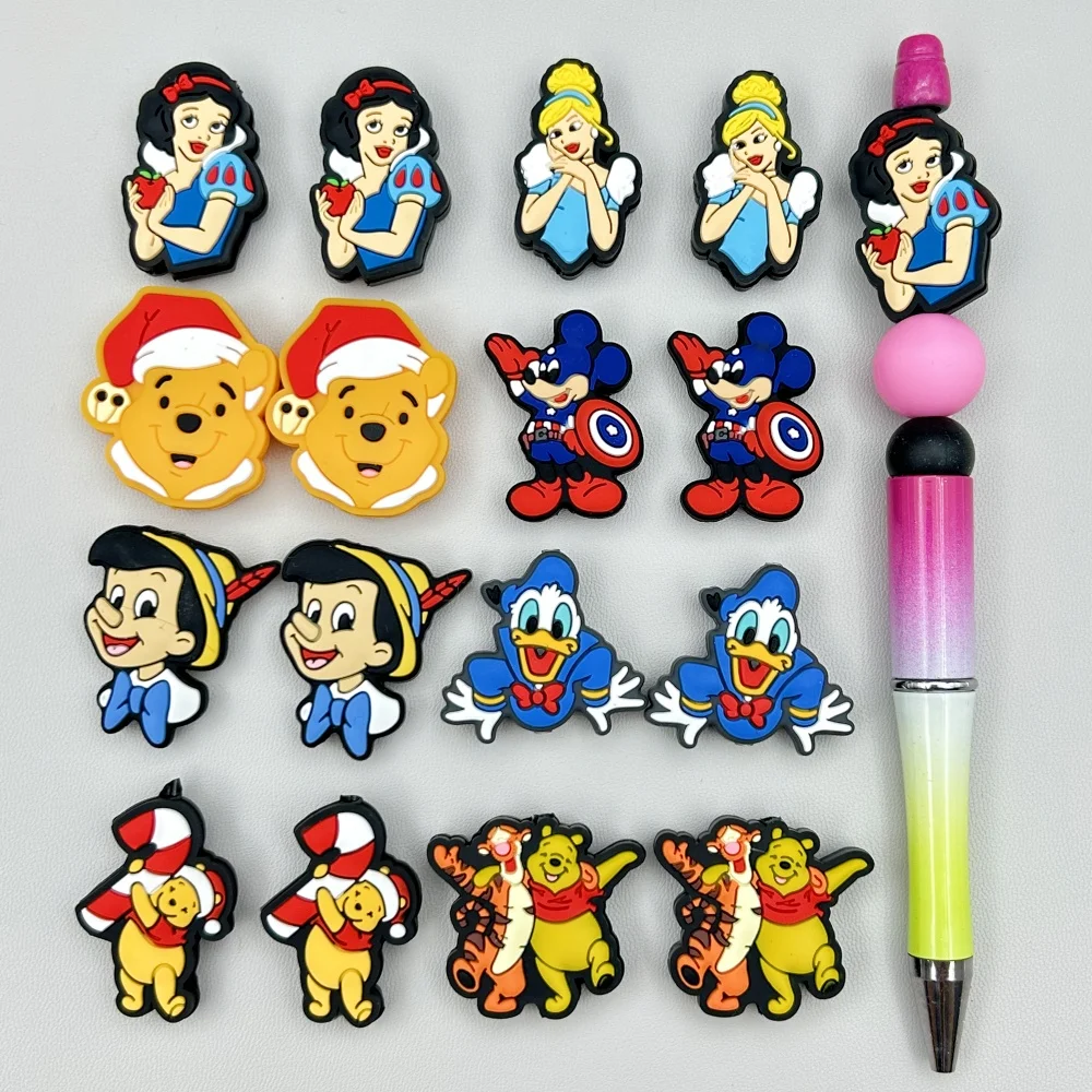 10PC DIY Cartoon Mini Silicone - Baby Food Grade recension och pris