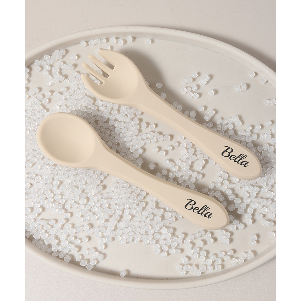 Custom Name 1 Pair Silicone Sp - Baby Food Name recension och pris