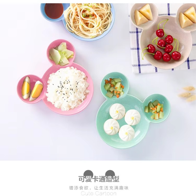 3Pcs/set Wheat Straw Baby Dish - Baby Food Menu recension och pris