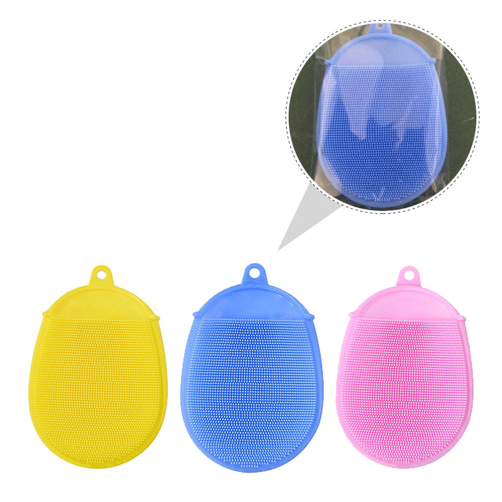 3Pcs Baby Bath Massage Brush S - Dry Food Baby recension och pris