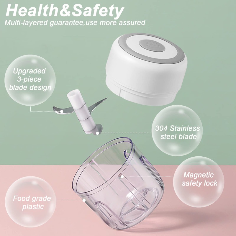 250ML Electric Garlic Grinder  - Baby Food Mill recension och pris