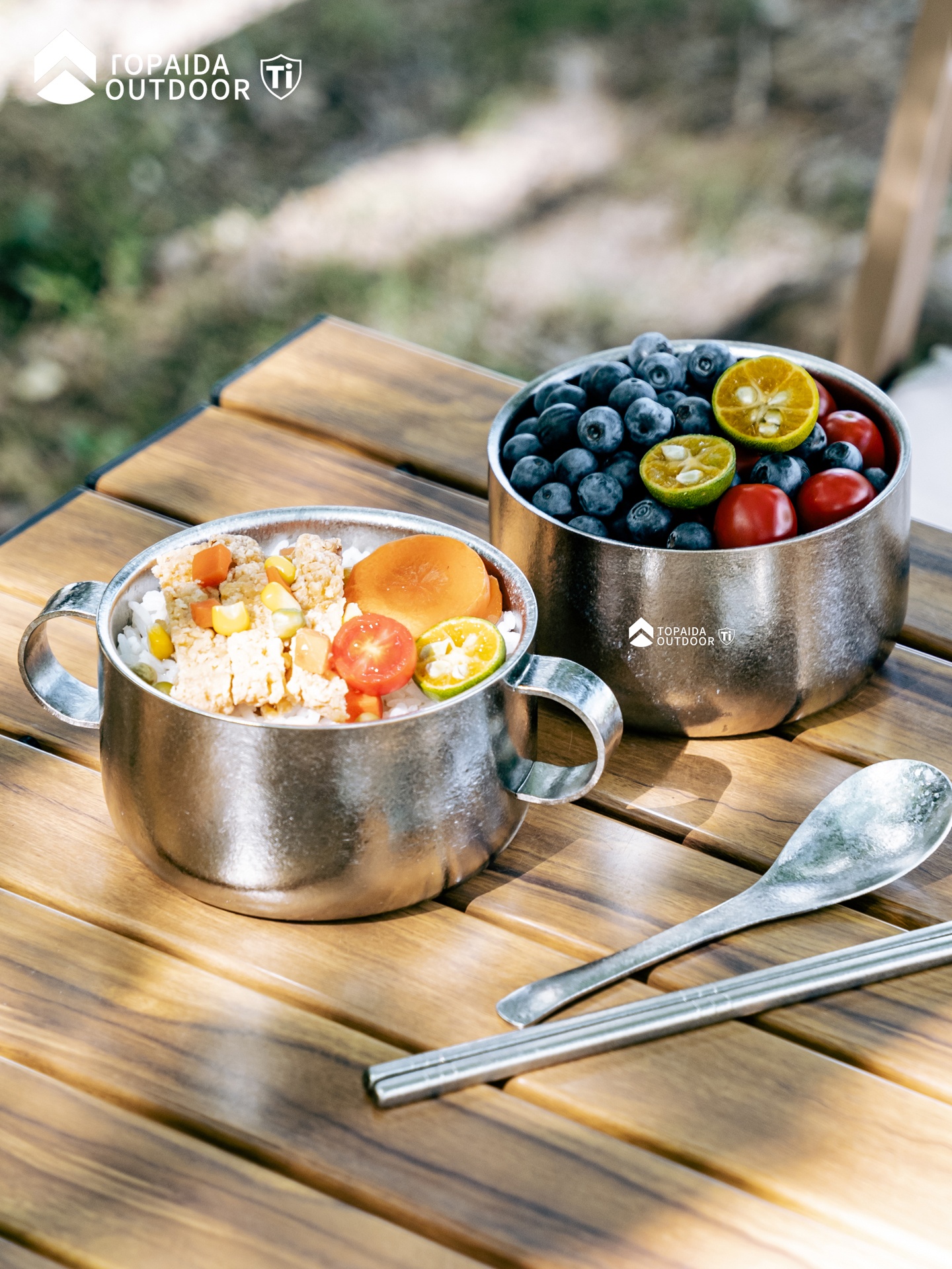 Pure Titanium Bowl Double Laye - Baby Food Healthy recension och pris