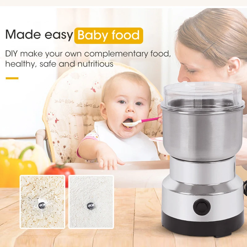 Mini Electric Grinder 300ml Ul - Baby Food Mill recension och pris