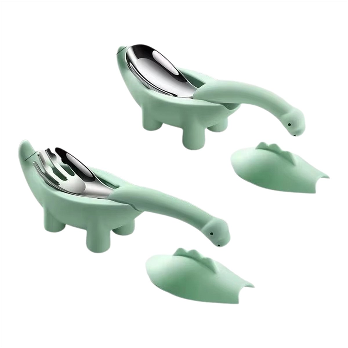 BAAQ Dinosaur Shaped Infant Fo - Baby Food Utensils Set recension och pris